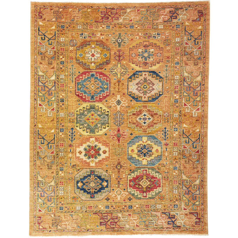 Rug Tribal Pakistan 152x198 Golden Yellow Ochre