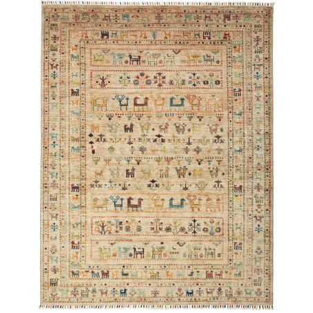Rug Rubin Pakistan 173x221 Beige Multicolored
