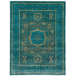 Hand Made Rug Kairo Pakistan 152x206 Petrol Gre