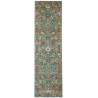 Rug Shahi Fine Pakistan 83x298 Petrol Green Bur