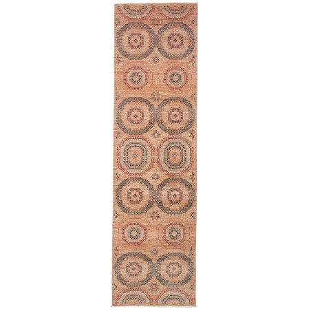 Rug Mamlouk Pakistan 81x296 Terracotta Beige Ch