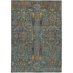 Rug Shahi Fine Pakistan 207x295 Petrol Blue Ora