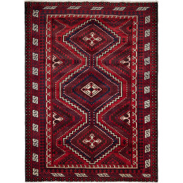 Hand Made Rug Lori Persia 225x305 Dark Red Midn