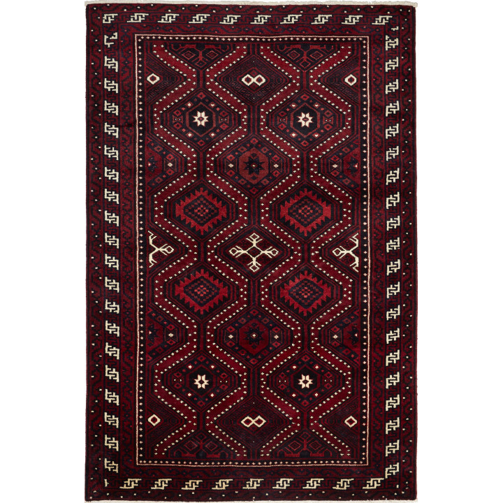 Tappeto Originale Lori Persia 176x263 Rosso Bor