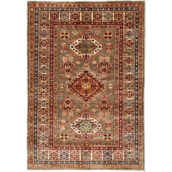 Rug Kazak Fine Pakistan 100x146 Earthy Brown Bu