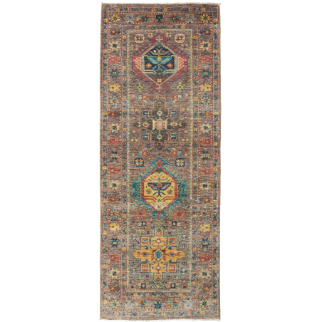 Rug Tribal Pakistan 75x201 Brown Turquoise