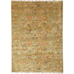 Rug Rubin Pakistan 125x172 Ochre Yellow Golden