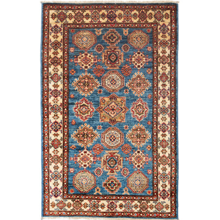 Rug Kazak Fine Pakistan 101x151 Blue Beige
