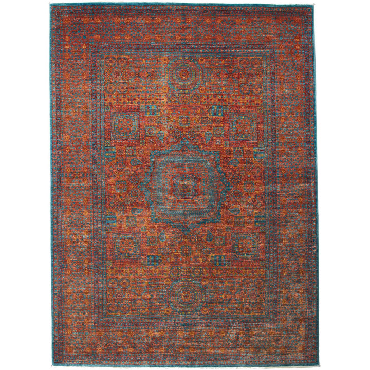 Hand Made Rug Kairo Pakistan 168x231 Brick Red