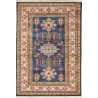 Rug Kazak Fine Pakistan 103x148 Dark Blue Cream