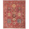 Rug Tribal Pakistan 151x192 Terracotta Red Teal