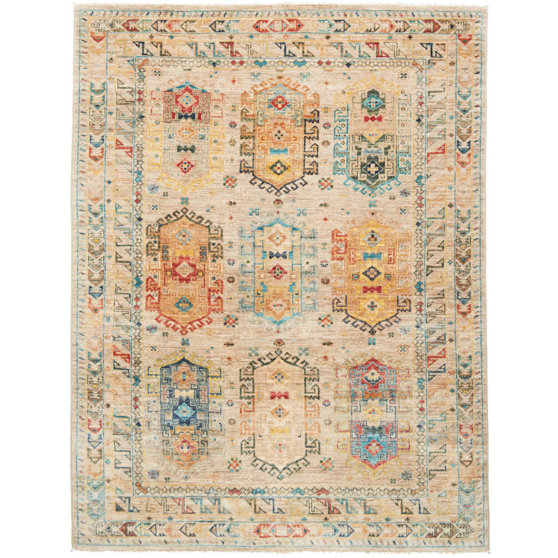 Rug Tribal Pakistan 150x199 Sand Beige Burnt Or