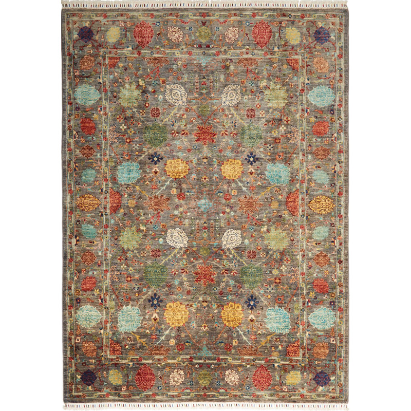 Rug Shahi Fine Pakistan 173x247 Charcoal Grey M