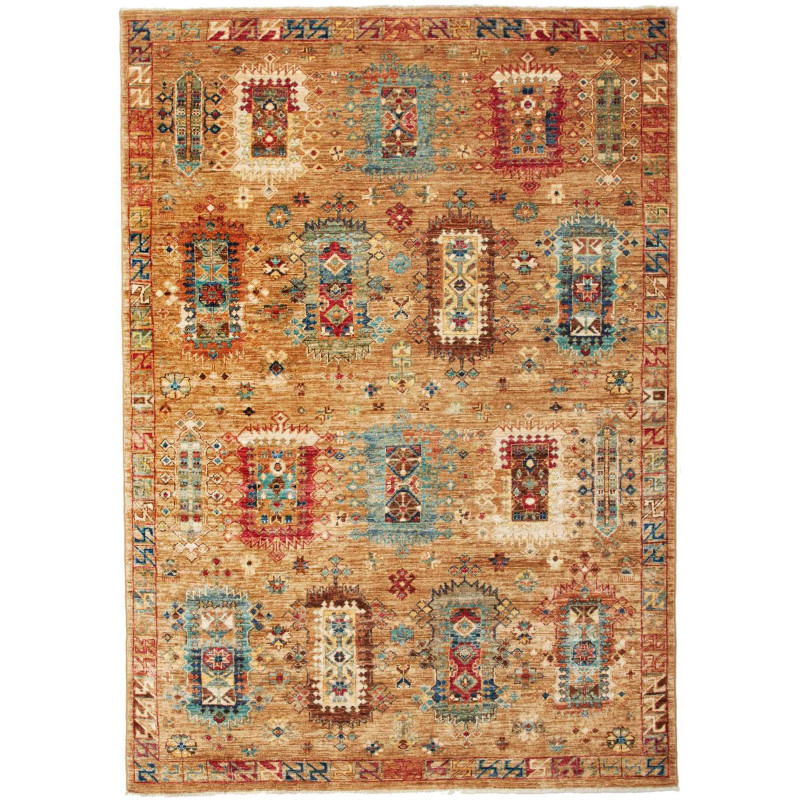 Rug Tribal Pakistan 145x208 Golden Brown Terrac