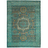Rug Mamlouk Pakistan 157x203 Turquoise Gold Och