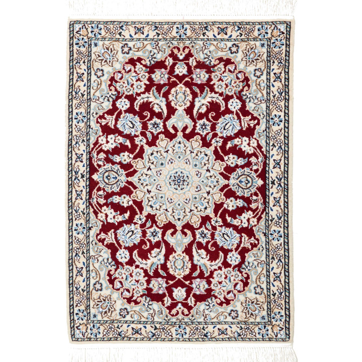 Tappeto Originale Nain 9la Persia 65x95 Rosso A