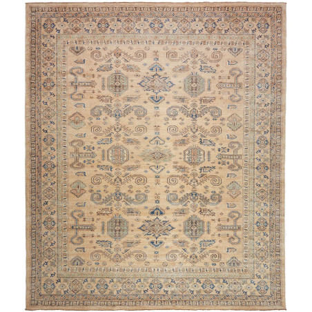 Rug Kazak Fine Pakistan 250x298 Sand Beige Blue