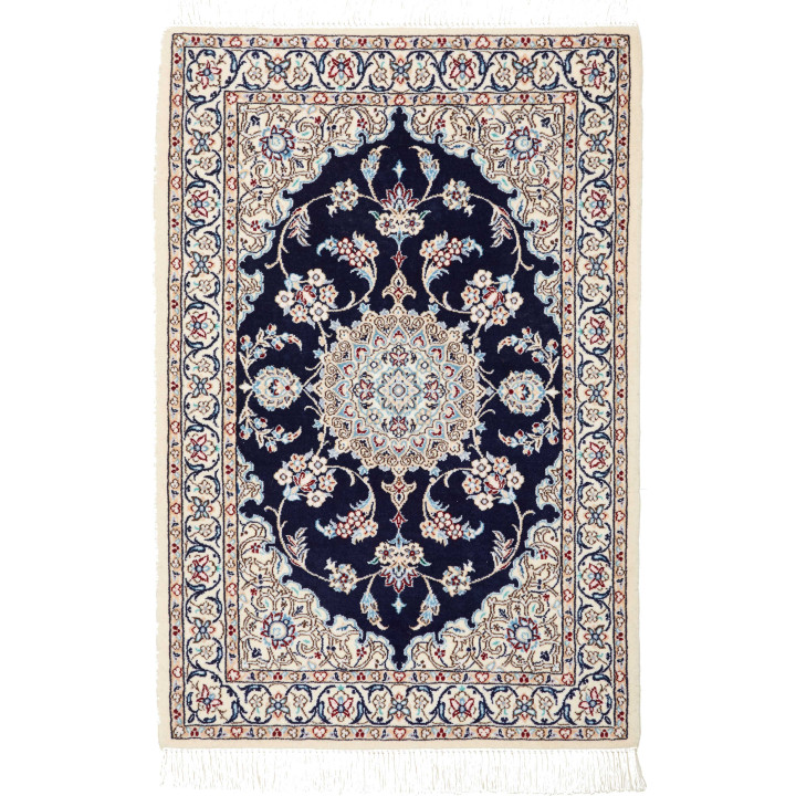 Hand Made Rug Nain 6la Persia 63x94 Midnight Bl