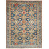 Rug Kazak Fine Pakistan 279x379 Blue Orange Ter