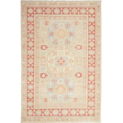 Rug Kazak Afghanistan 118x181 Cream Beige Light