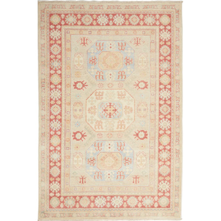 Rug Kazak Afghanistan 118x181 Cream Beige Light