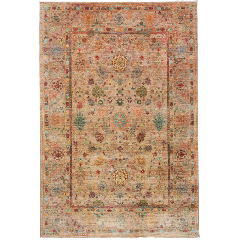 Rug Shahi Fine Pakistan 200x298 Beige Multicolo