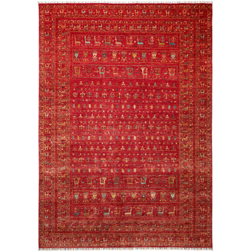 Rug Rubin Pakistan 243x339 Red Gold Blue Aqua G