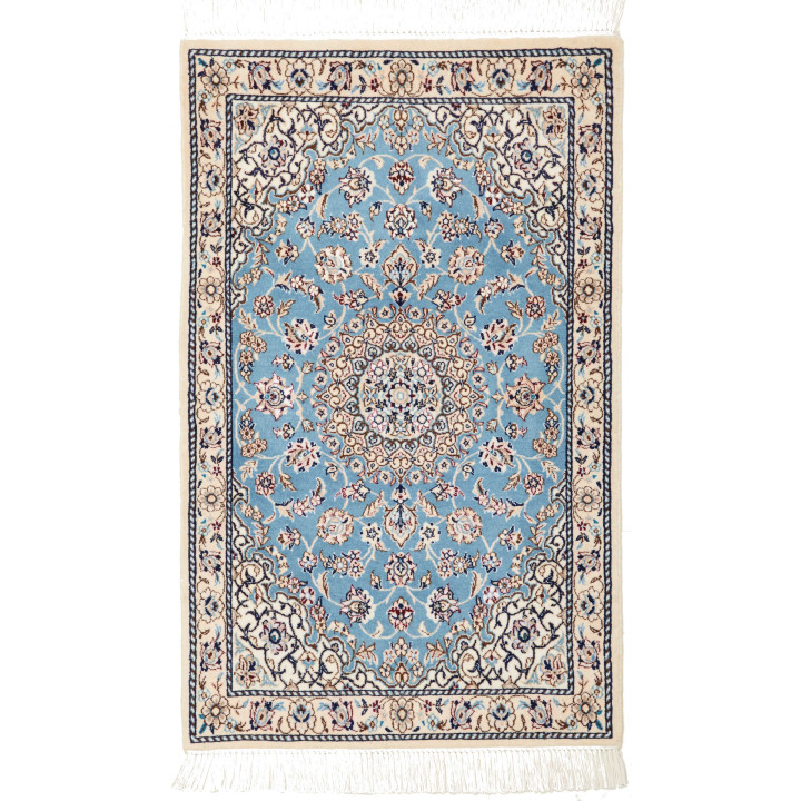 Tappeto Originale Nain 6la Persia 60x97 Azzurro