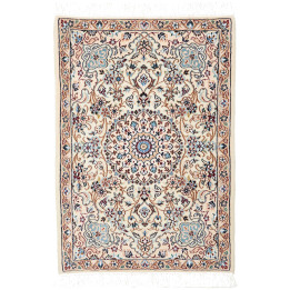 Hand Made Rug Nain 9la Persia 65x95 Ivory Sky B