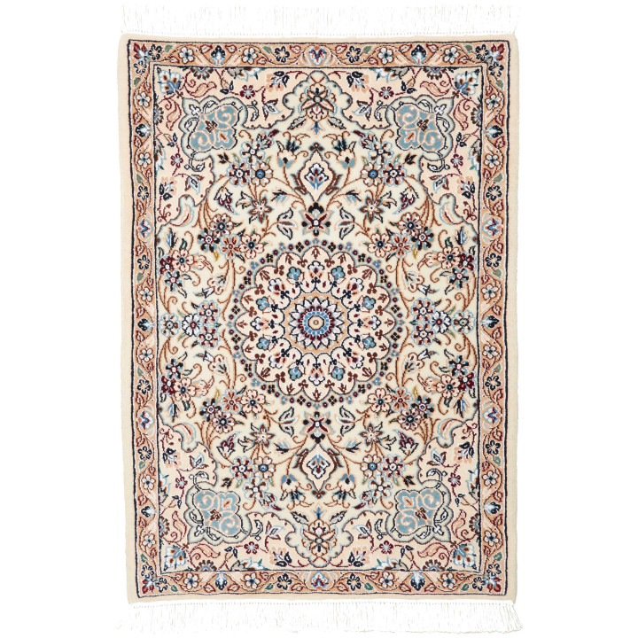 Hand Made Rug Nain 9la Persia 65x95 Ivory Sky B