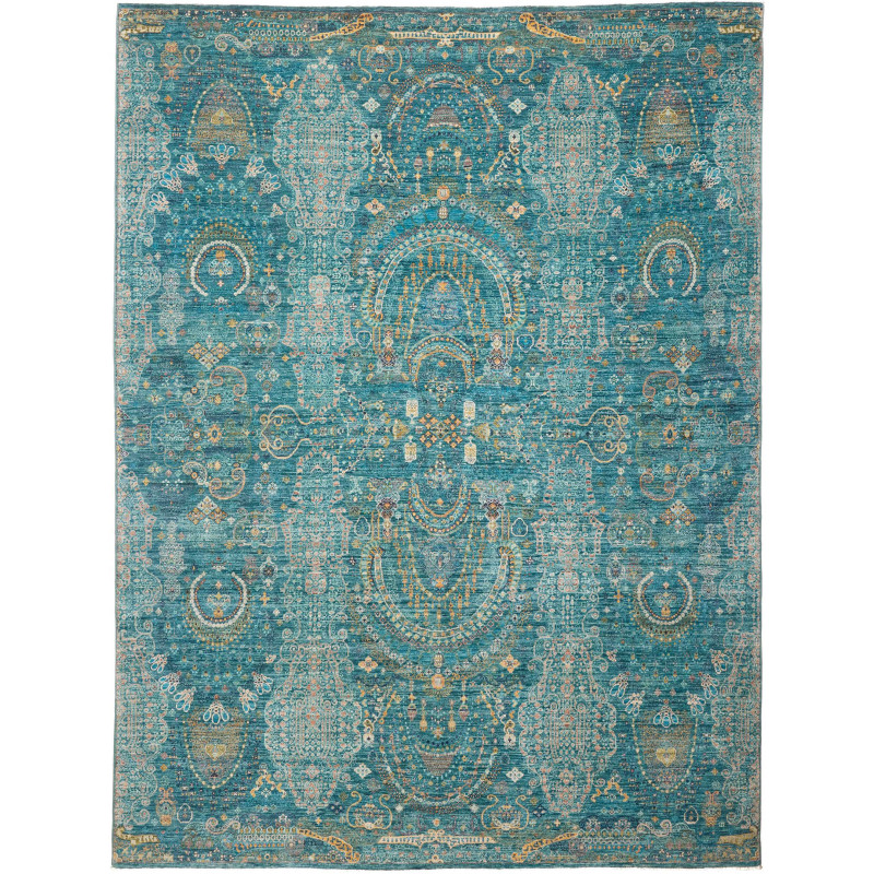 Rug Shahi Fine Pakistan 245x326 Emerald Petrole