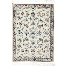 Hand Made Rug Nain 6la Persia 64x90 Ivory Blue