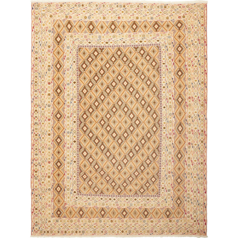 Rug Nakhunak Pakistan 203x260 Beige Cream Brown