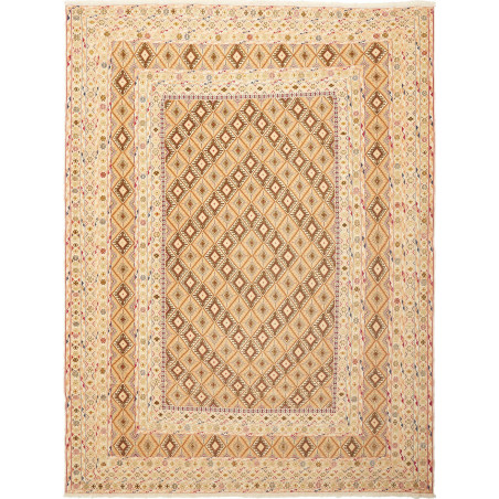 Rug Nakhunak Pakistan 203x260 Beige Cream Brown