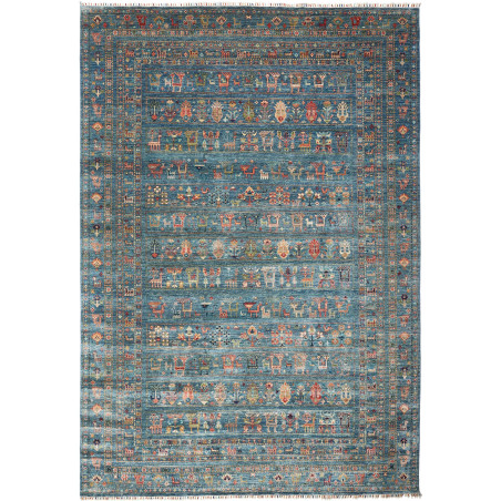 Rug Rubin Pakistan 243x348 Teal Blue Dark Turqu
