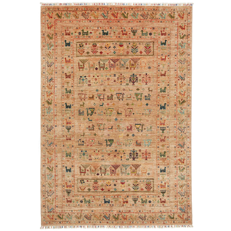 Rug Rubin Pakistan 164x244 Sandy Beige Multicol