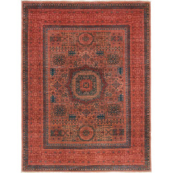 Rug Mamlouk Pakistan 148x199 Terracotta Petrol
