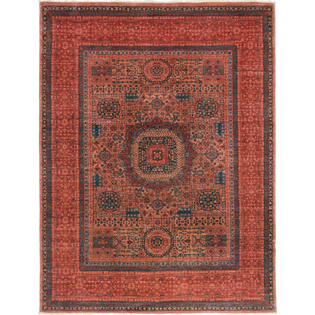 Rug Mamlouk Pakistan 148x199 Terracotta Petrol