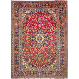 Hand Made Rug Ardakan Persia 292x402 Red Dark B