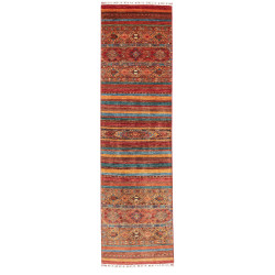 Rug Samarkand Pakistan 82x292 Brick Red Petrol