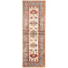 Rug Kazak Fine Pakistan 63x172 Cream Red Blue O