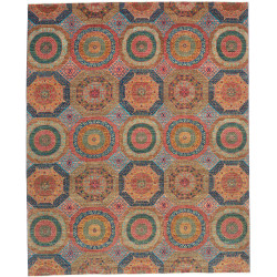 Rug Mamlouk Pakistan 249x304 Terracotta Red Blu