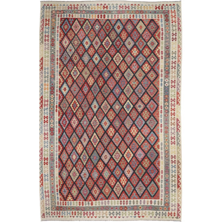 Rug Kilim Afghanistan 316x493 Red Blue Beige Cr