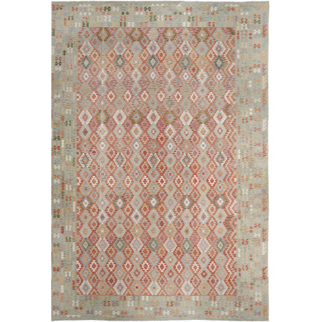 Rug Kilim Afghanistan 410x594 Sage Green Terrac