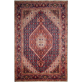 Tappeto Originale Tabriz Persia 200x304 Blu Scu