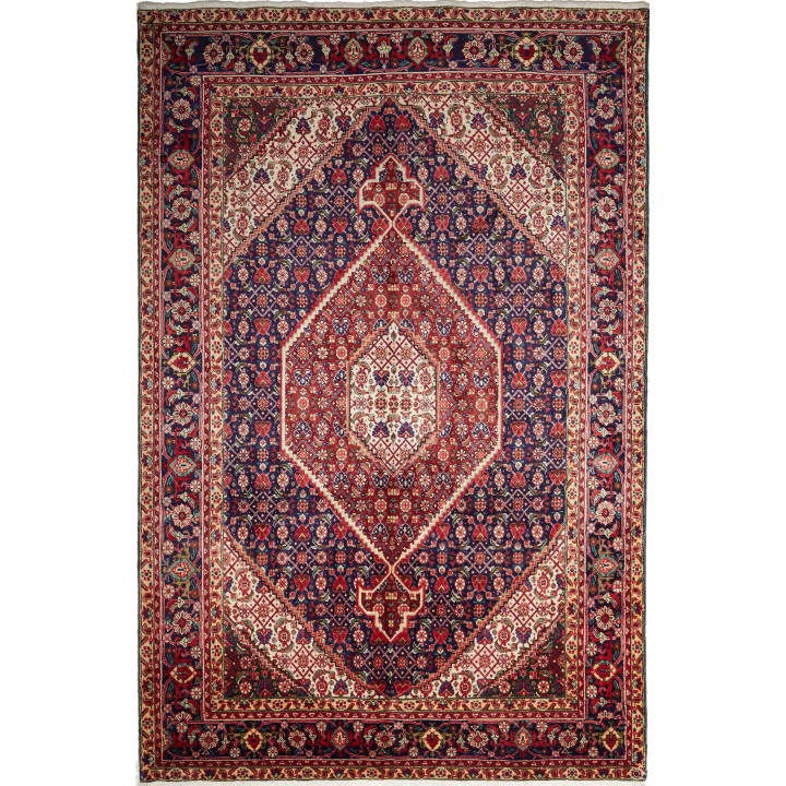 Tappeto Originale Tabriz Persia 200x304 Blu Scu
