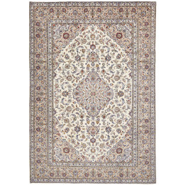 Tappeto Originale Kashan Persia 243x350 Beige B