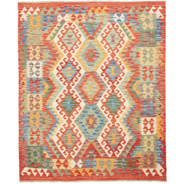 Hand Made Rug Kilim Afghanistan 157x192 Brick R