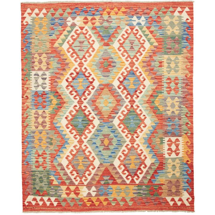 Tappeto Originale Kilim Afghanistan 157x192 Ros