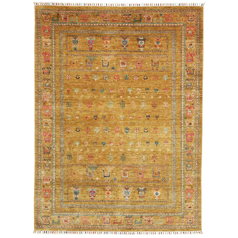 Rug Rubin Pakistan 150x206 Predominant Ochre Ye